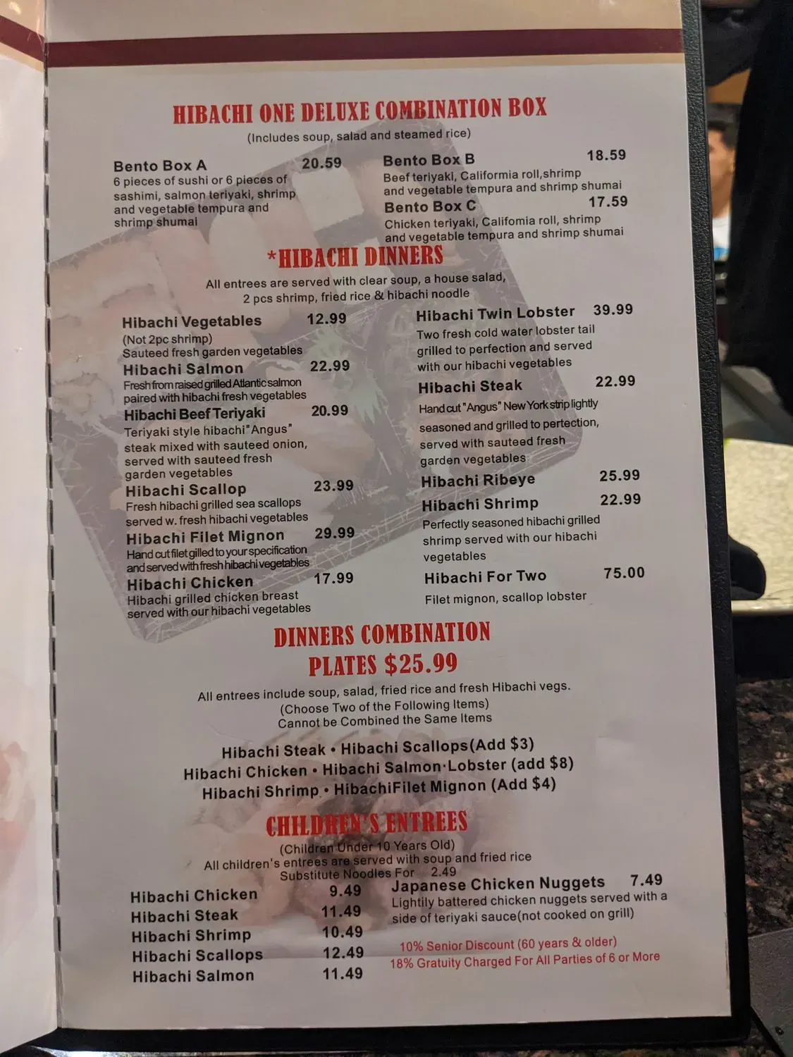 Menu 6