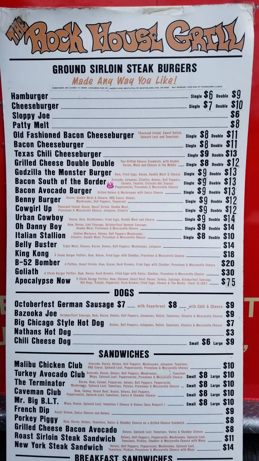 Menu 6