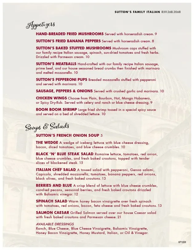 Menu 2