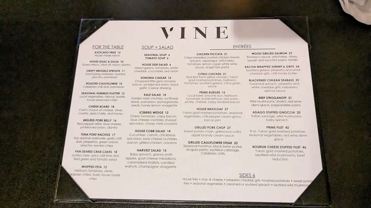 Menu 2