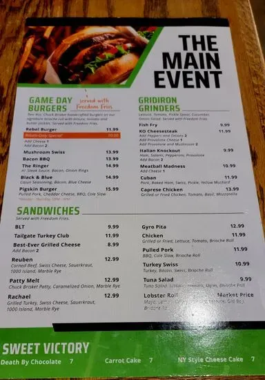 Menu 2