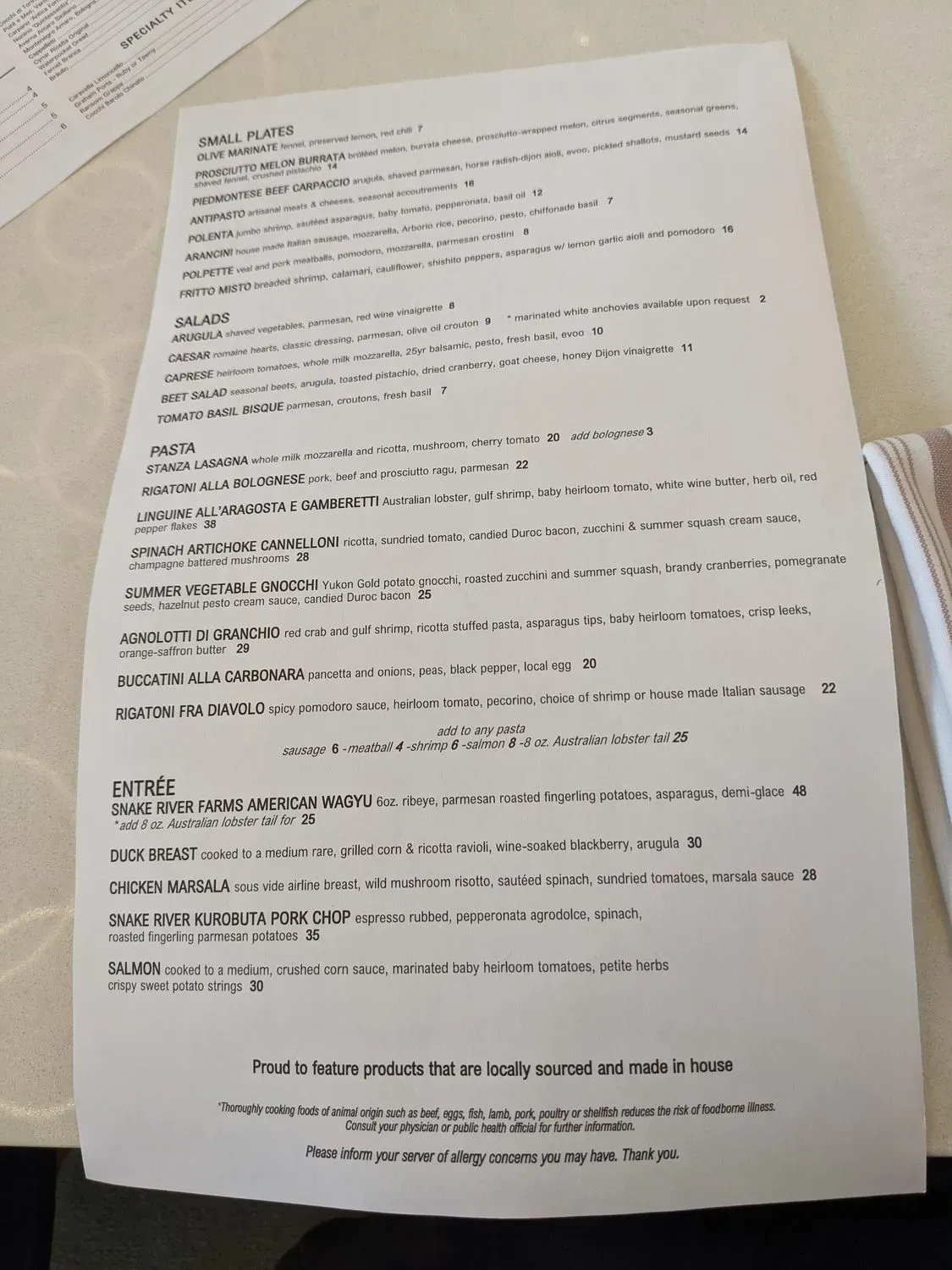 Menu 3