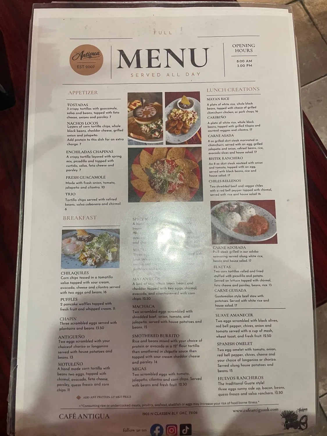 Menu 3