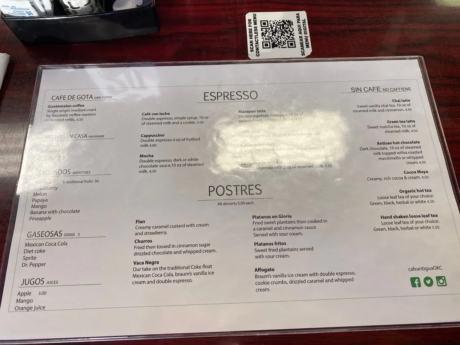 Menu 4