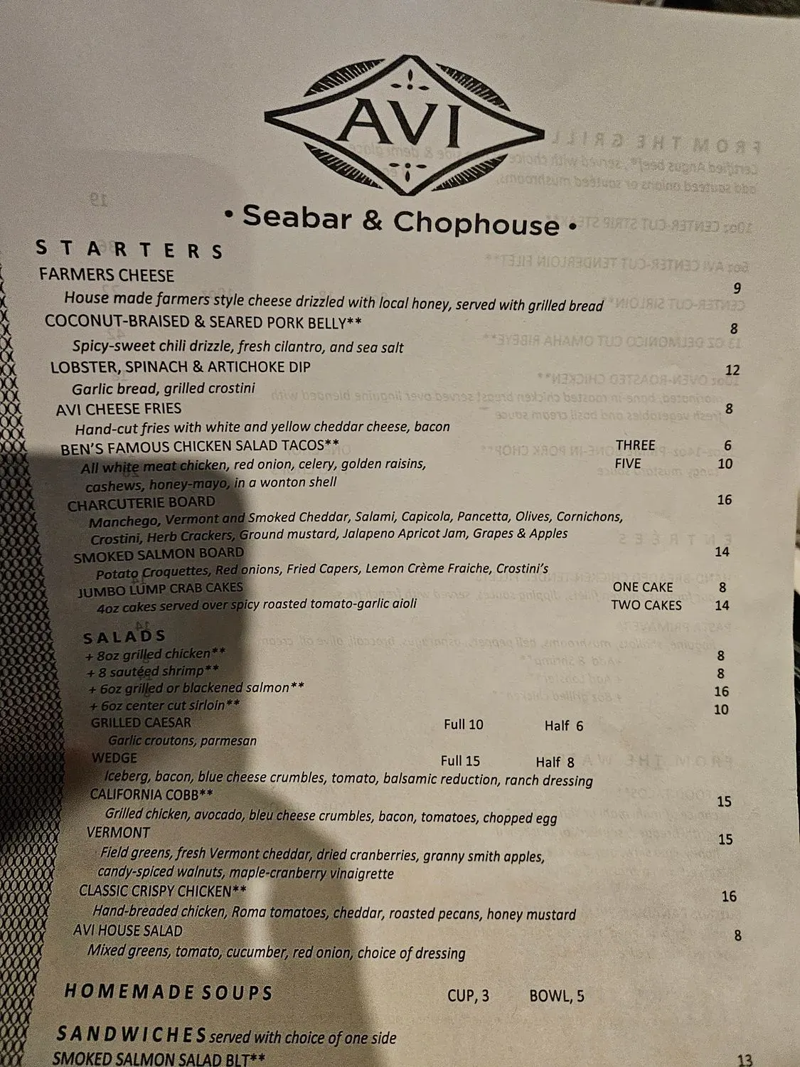 Menu 5