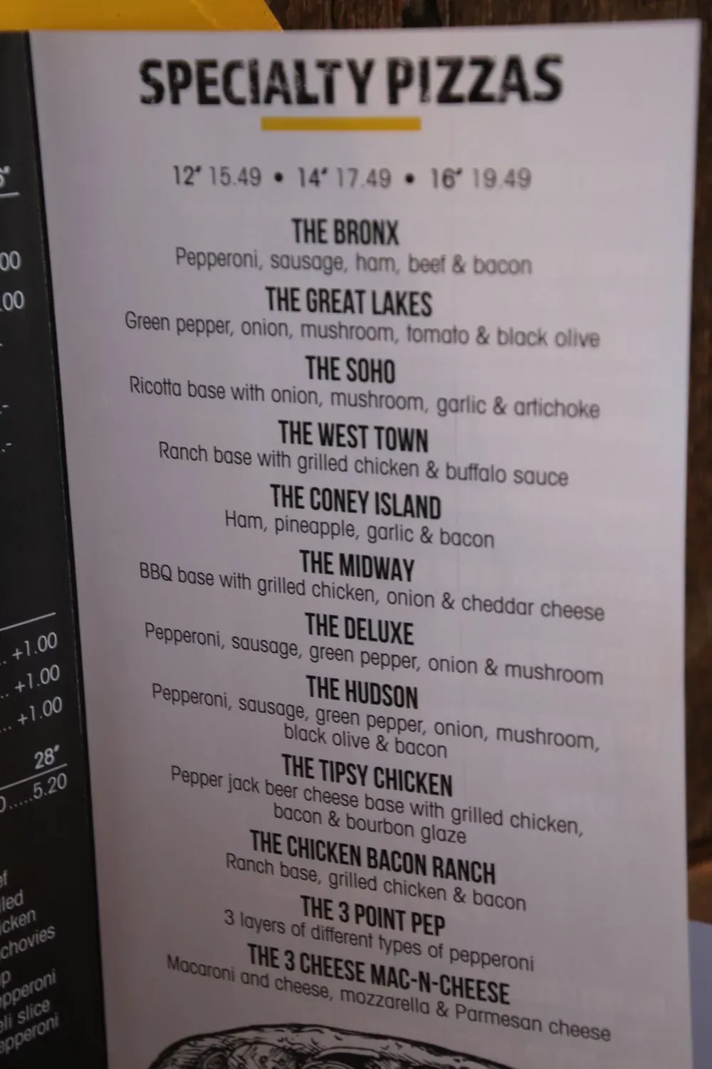 Menu 3