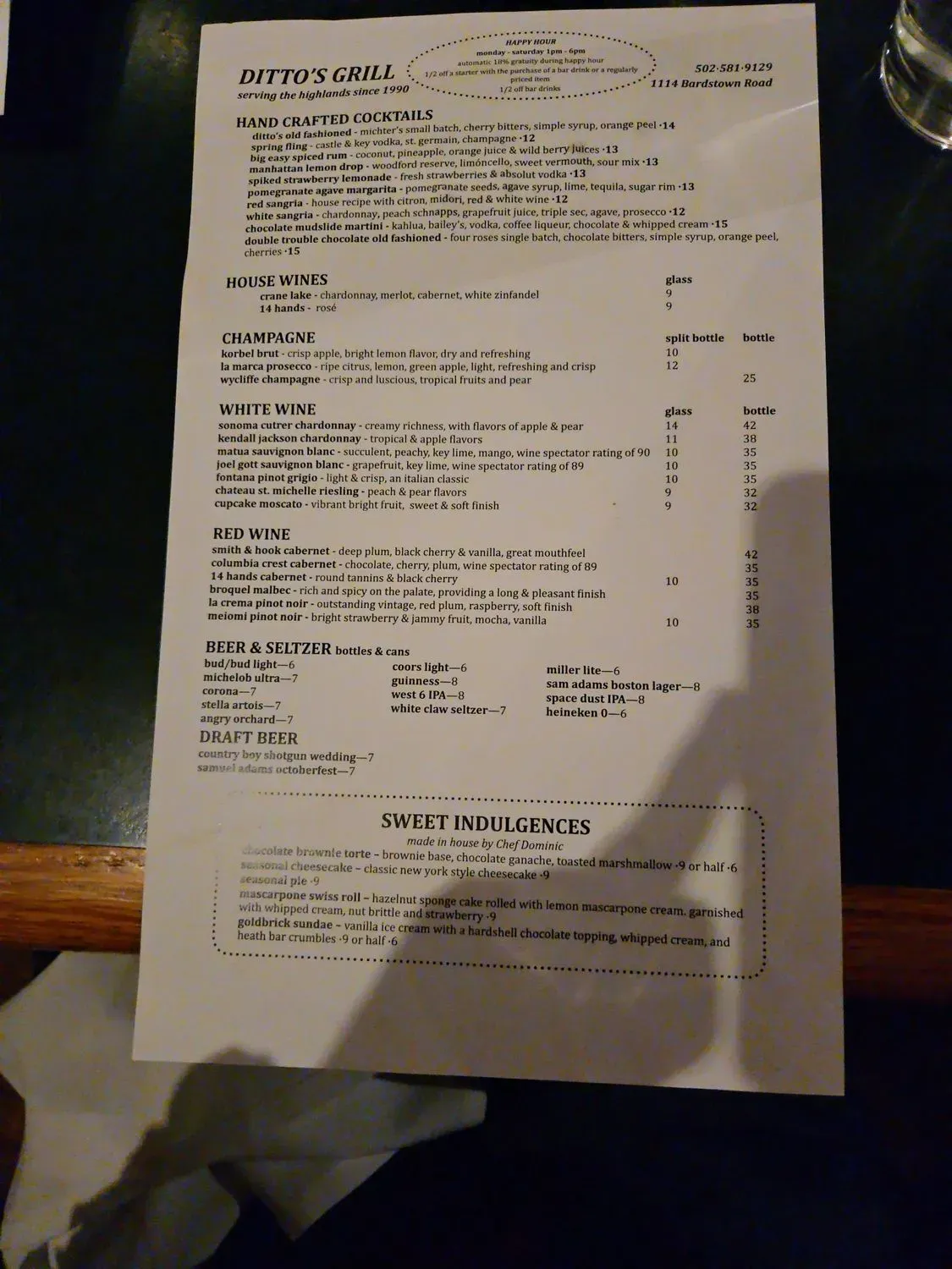 Menu 3