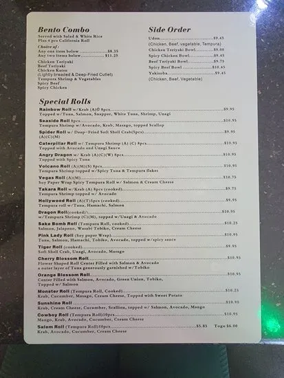 Menu 4