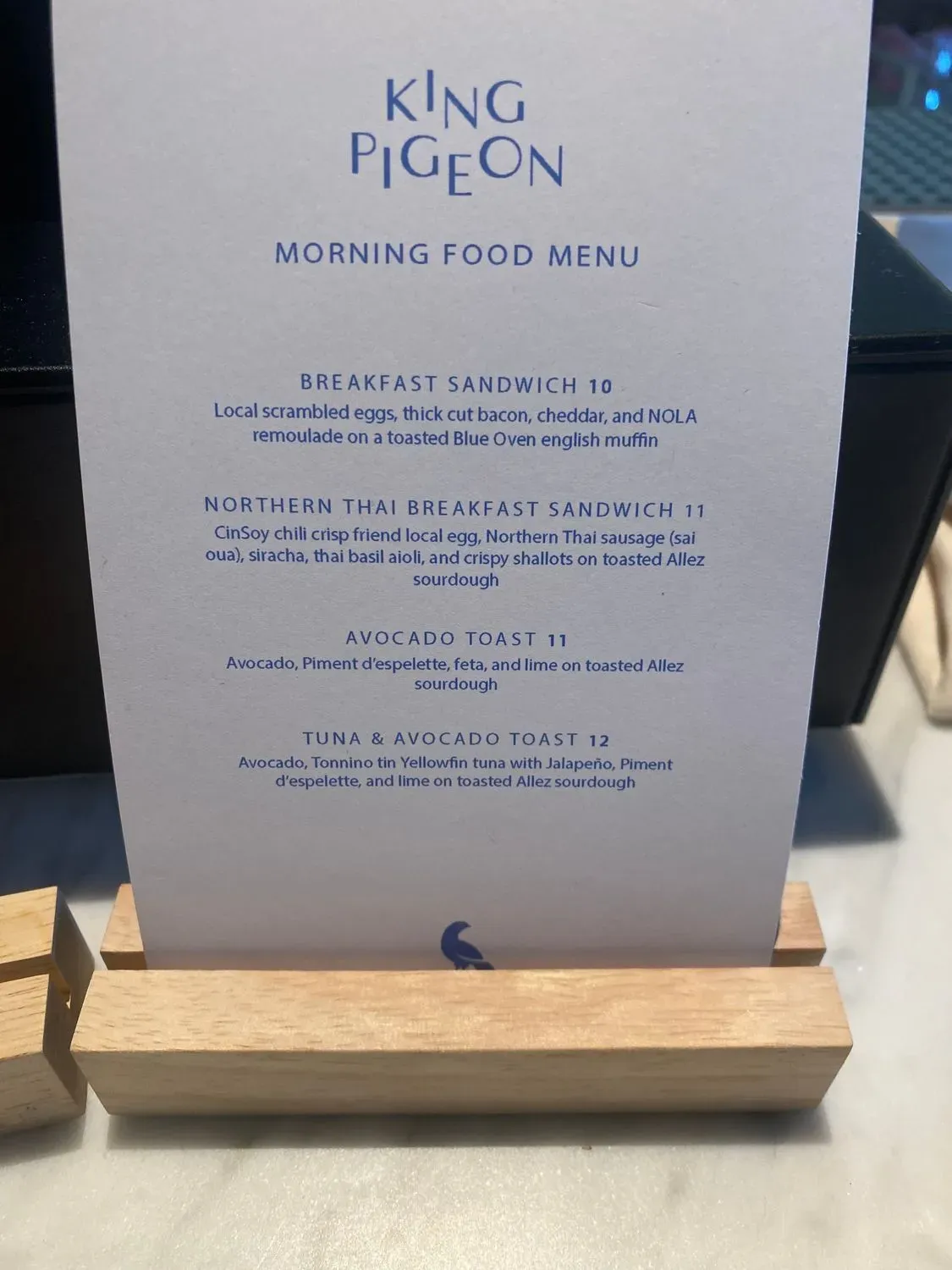 Menu 4