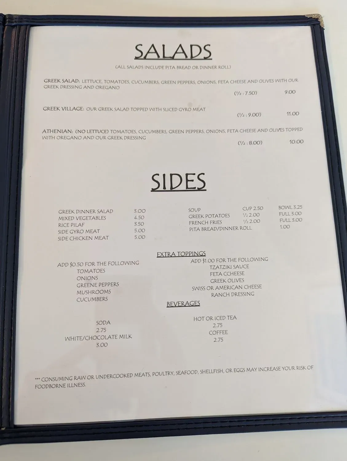 Menu 4