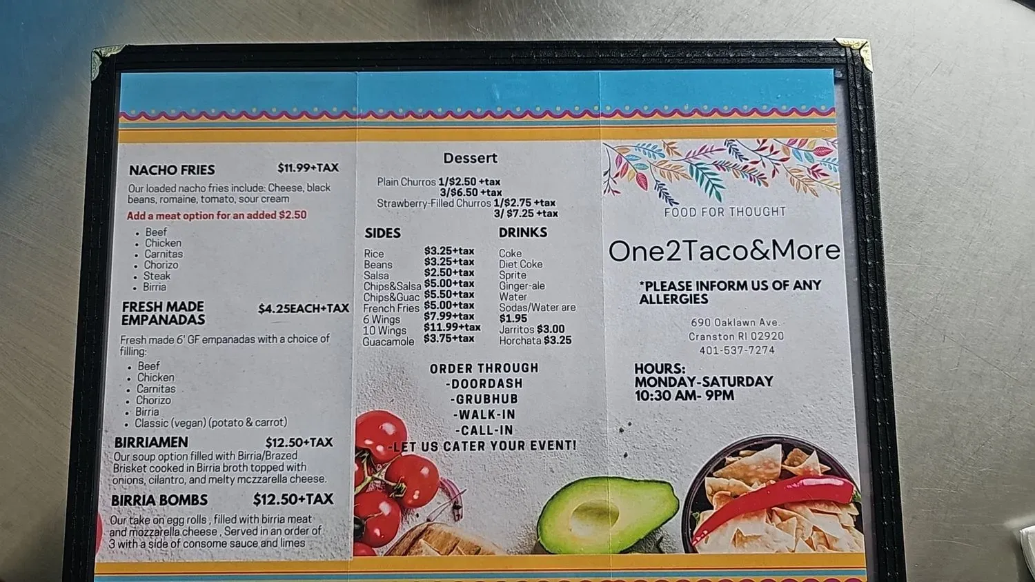 Menu 2