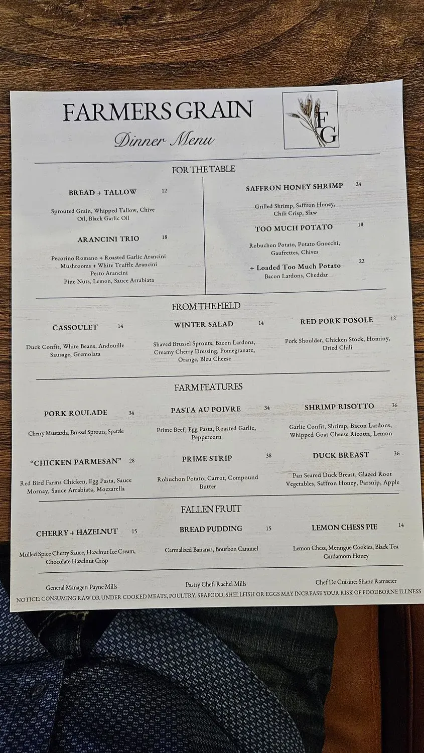 Menu 4