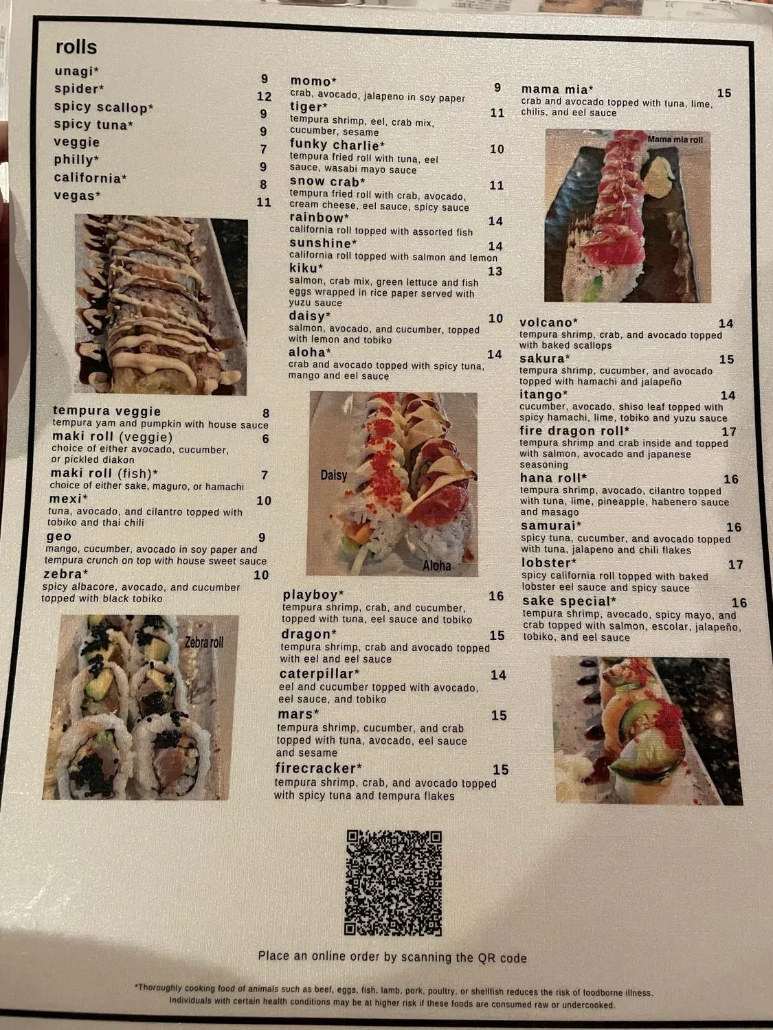 Menu 6