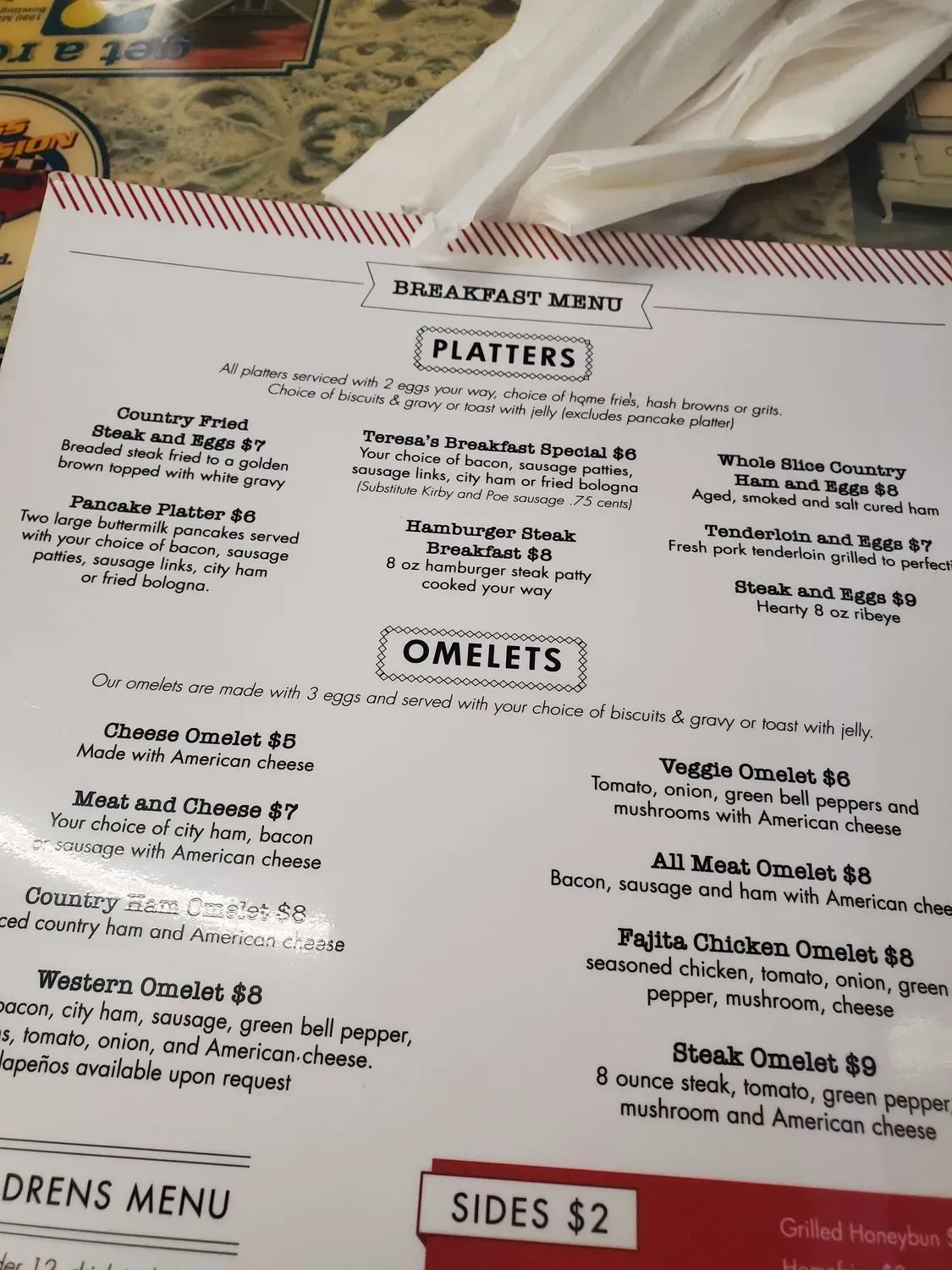 Menu 5