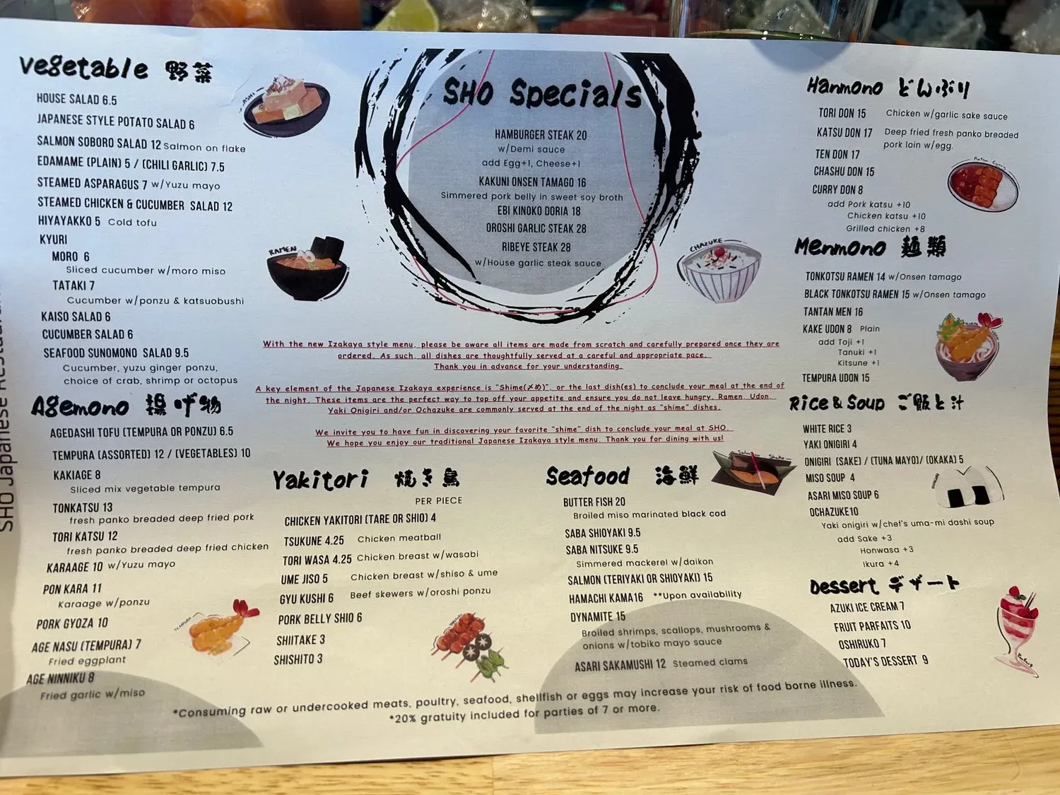 Menu 6