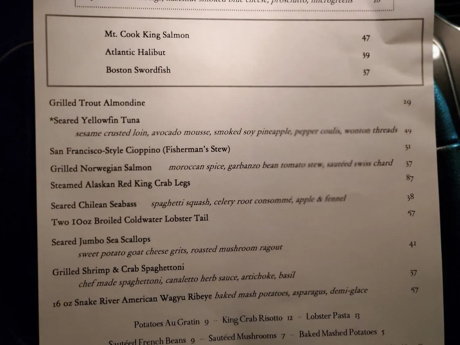 Menu 4