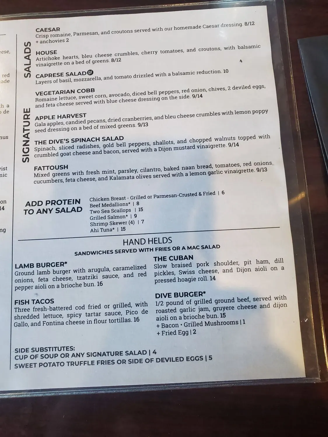 Menu 4