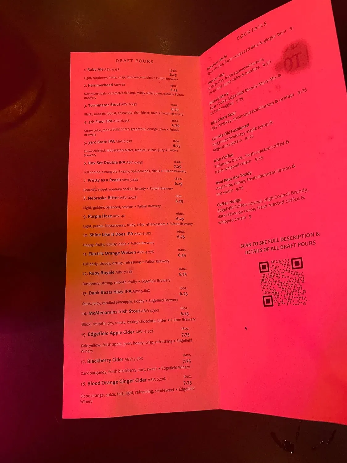 Menu 5