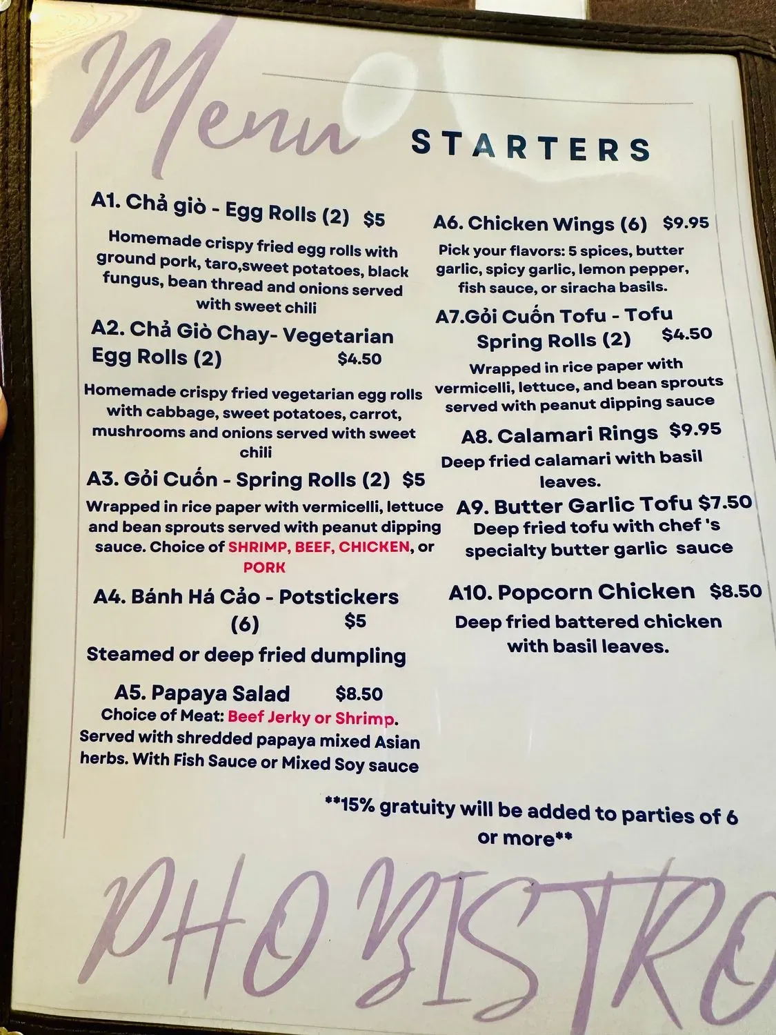 Menu 3