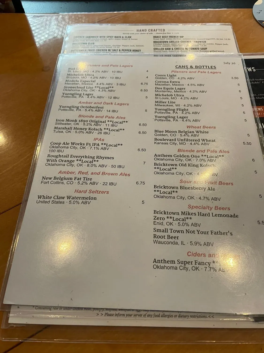 Menu 3