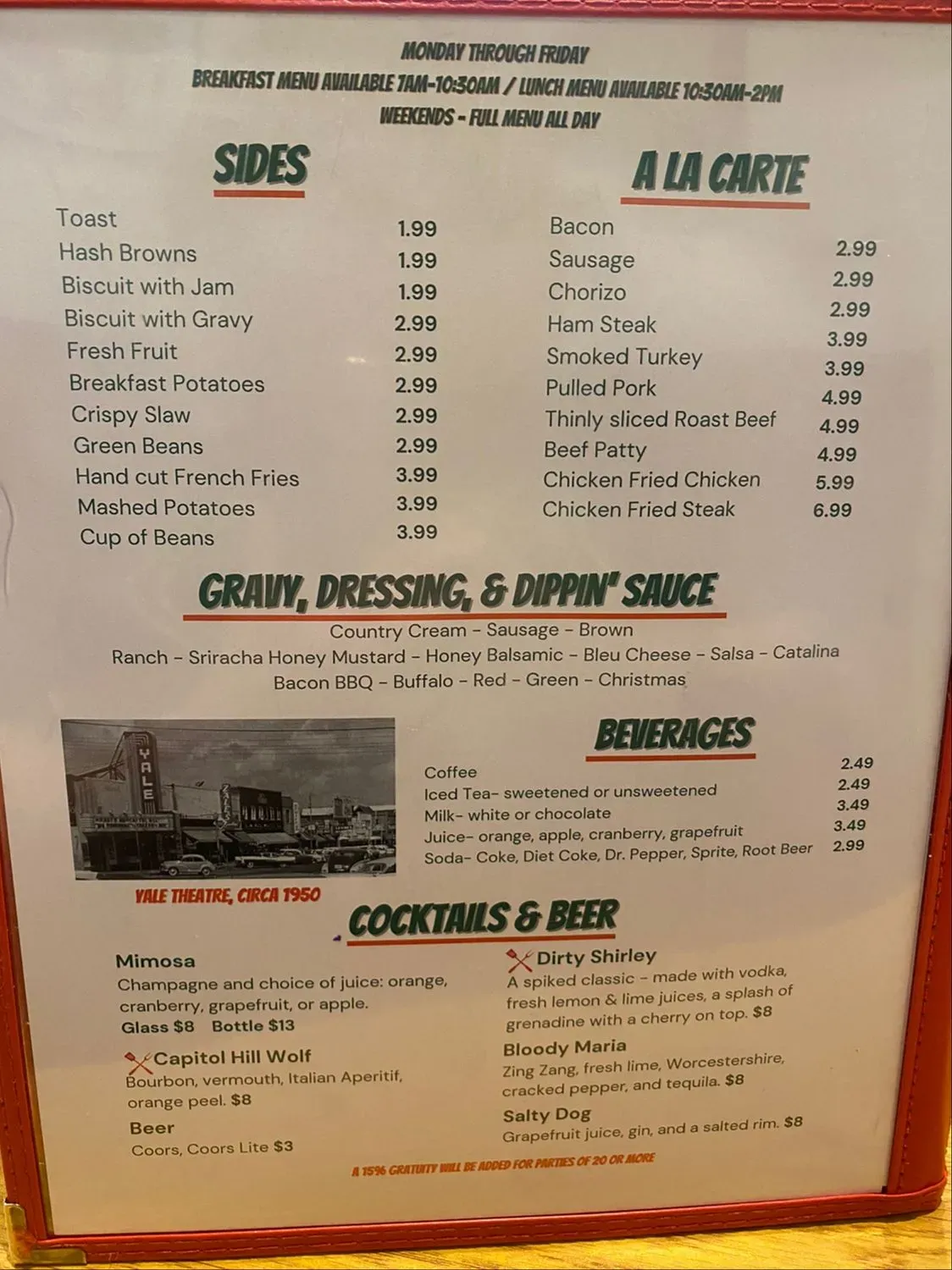 Menu 2