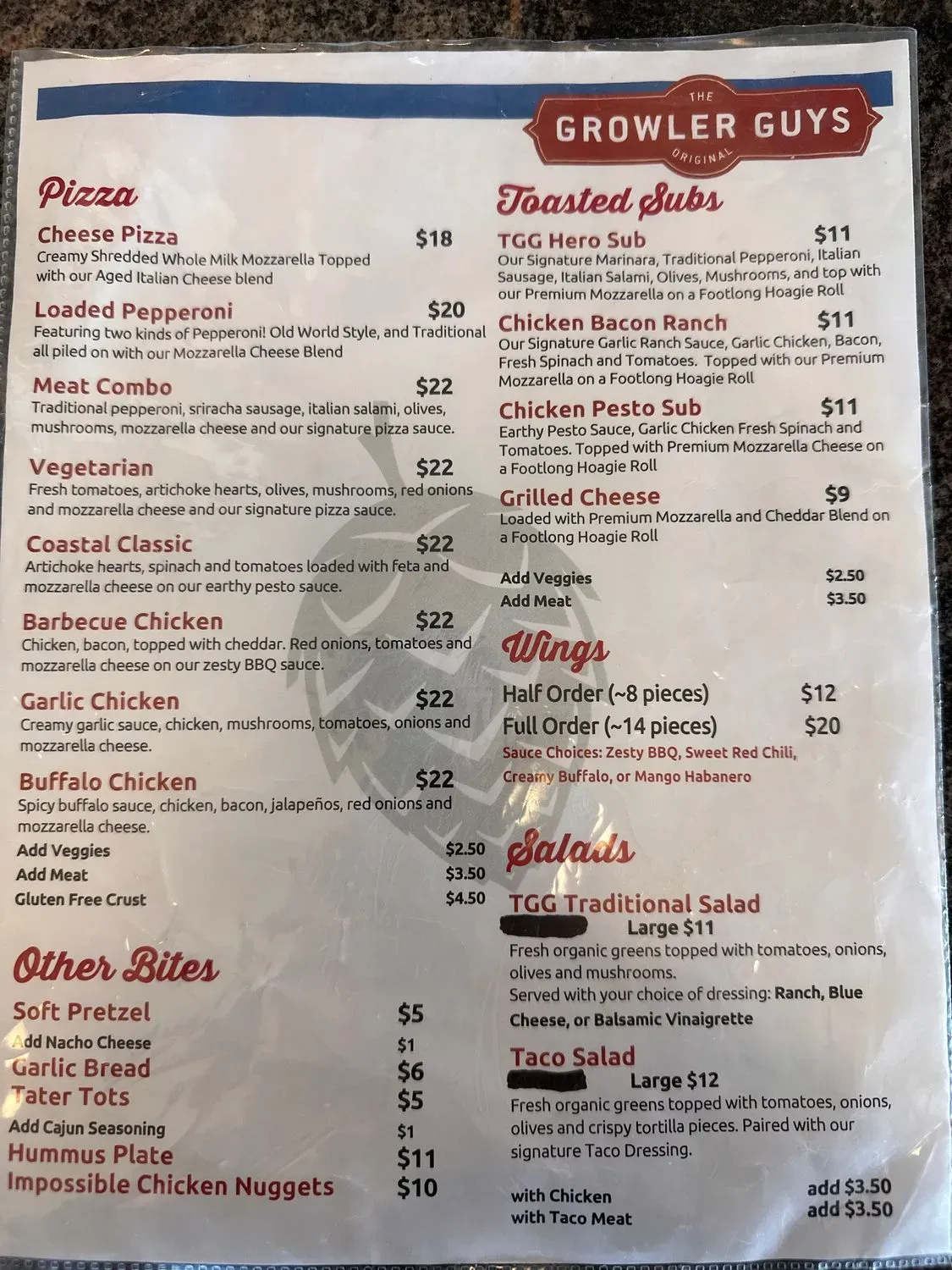 Menu 5