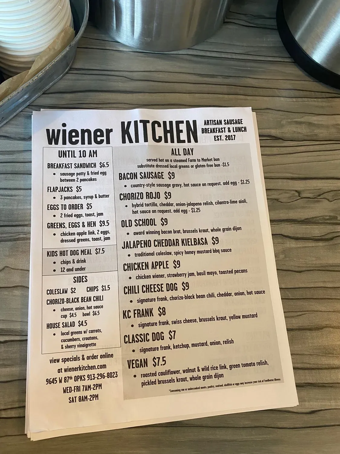 Menu 6