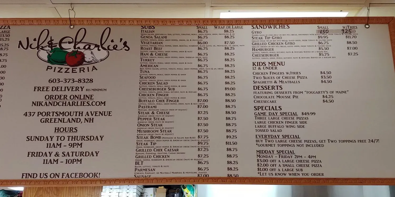 Menu 3