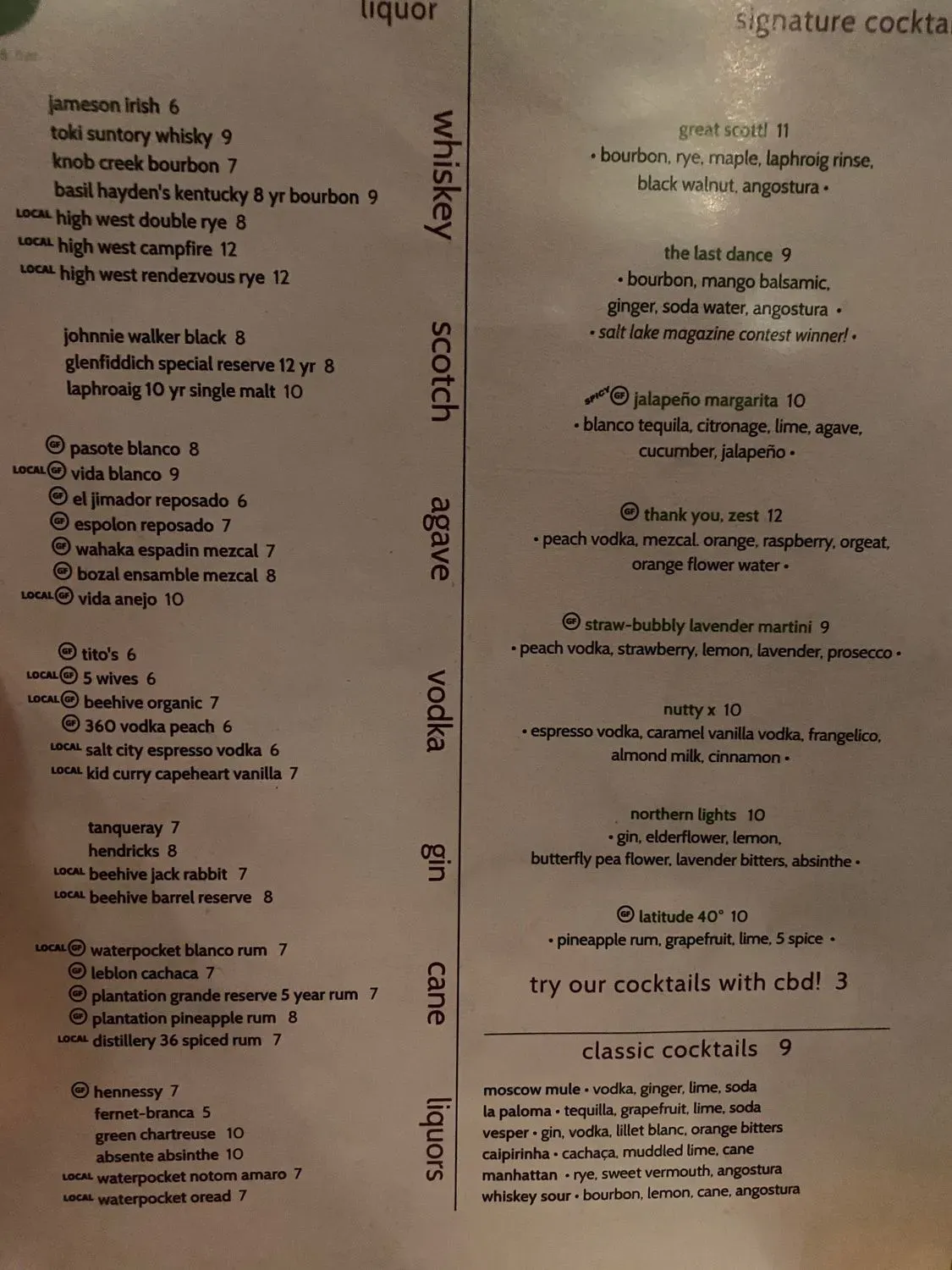 Menu 2