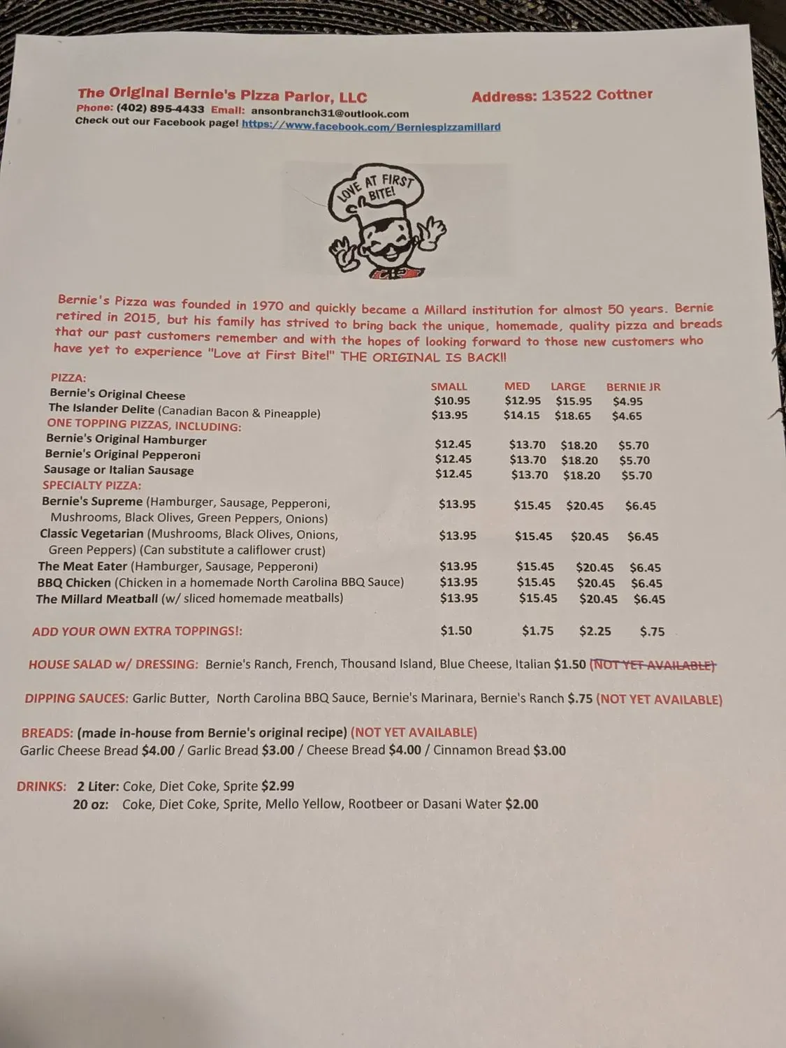 Menu 2