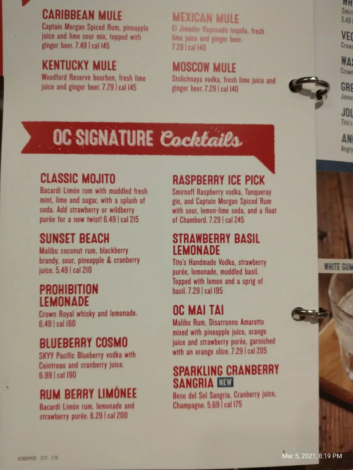 Menu 5