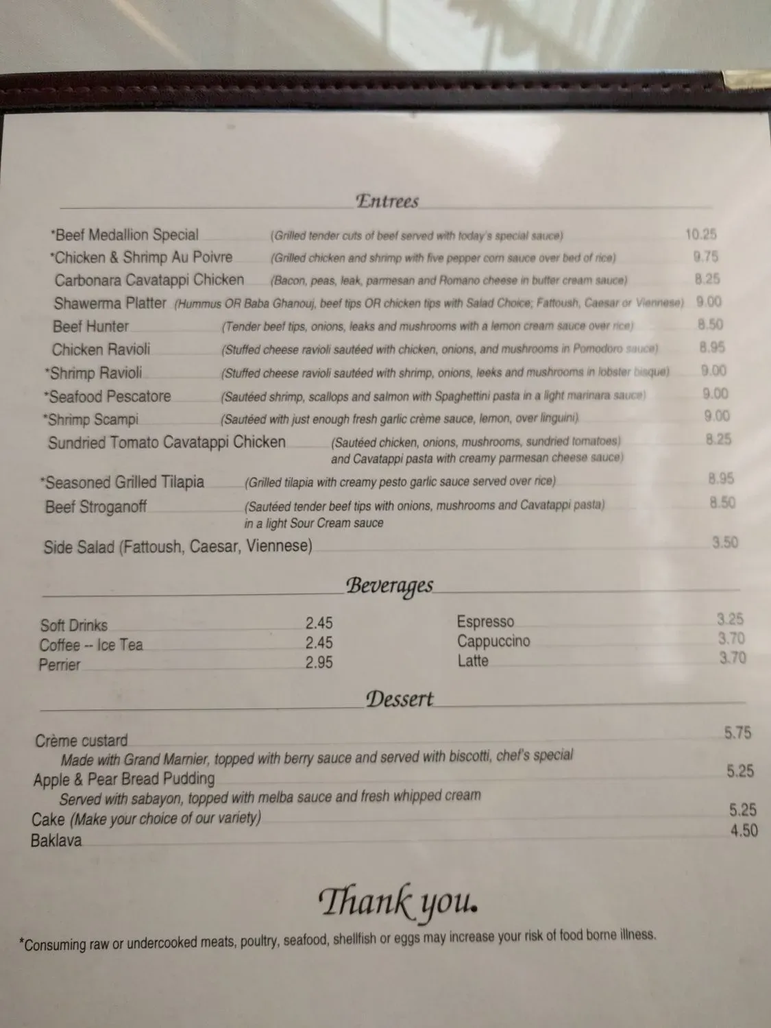 Menu 2