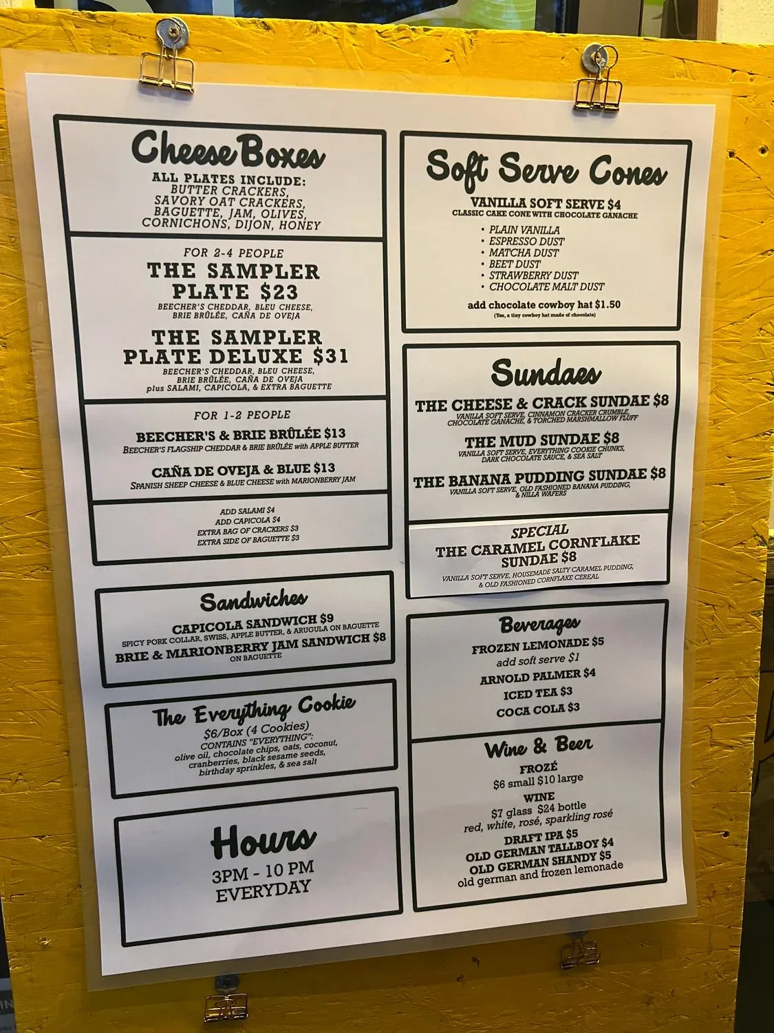 Menu 4