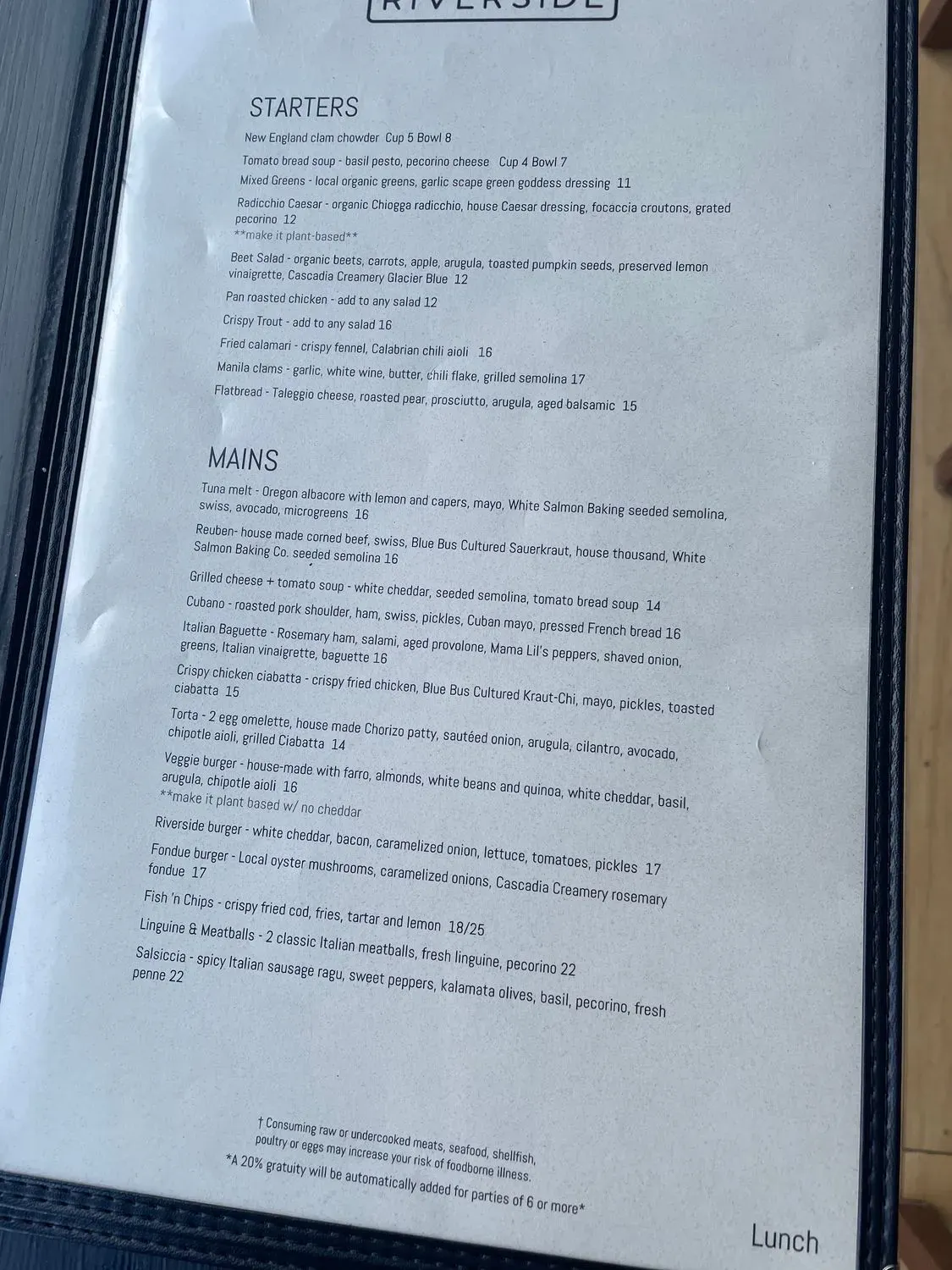 Menu 4