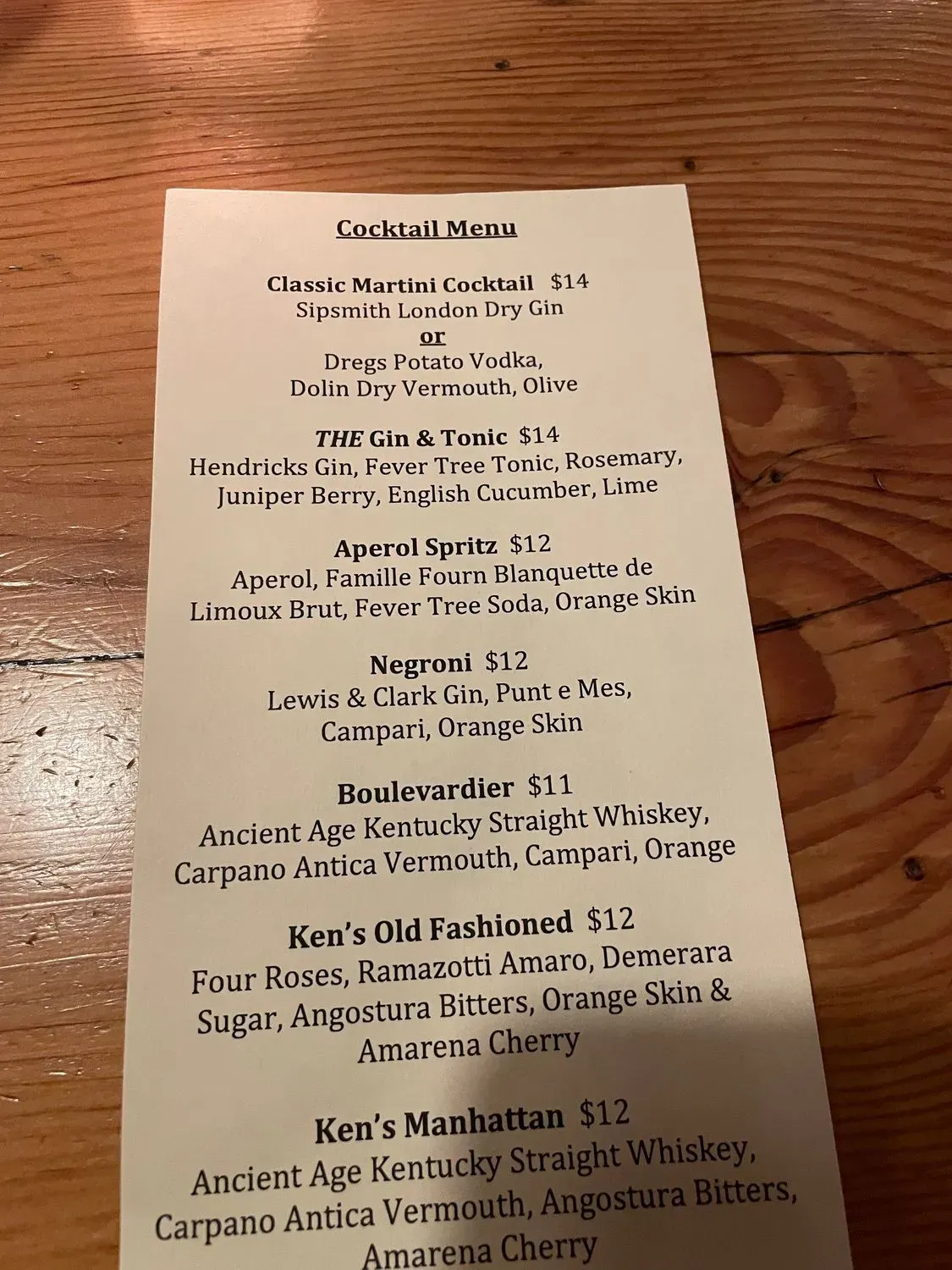 Menu 6