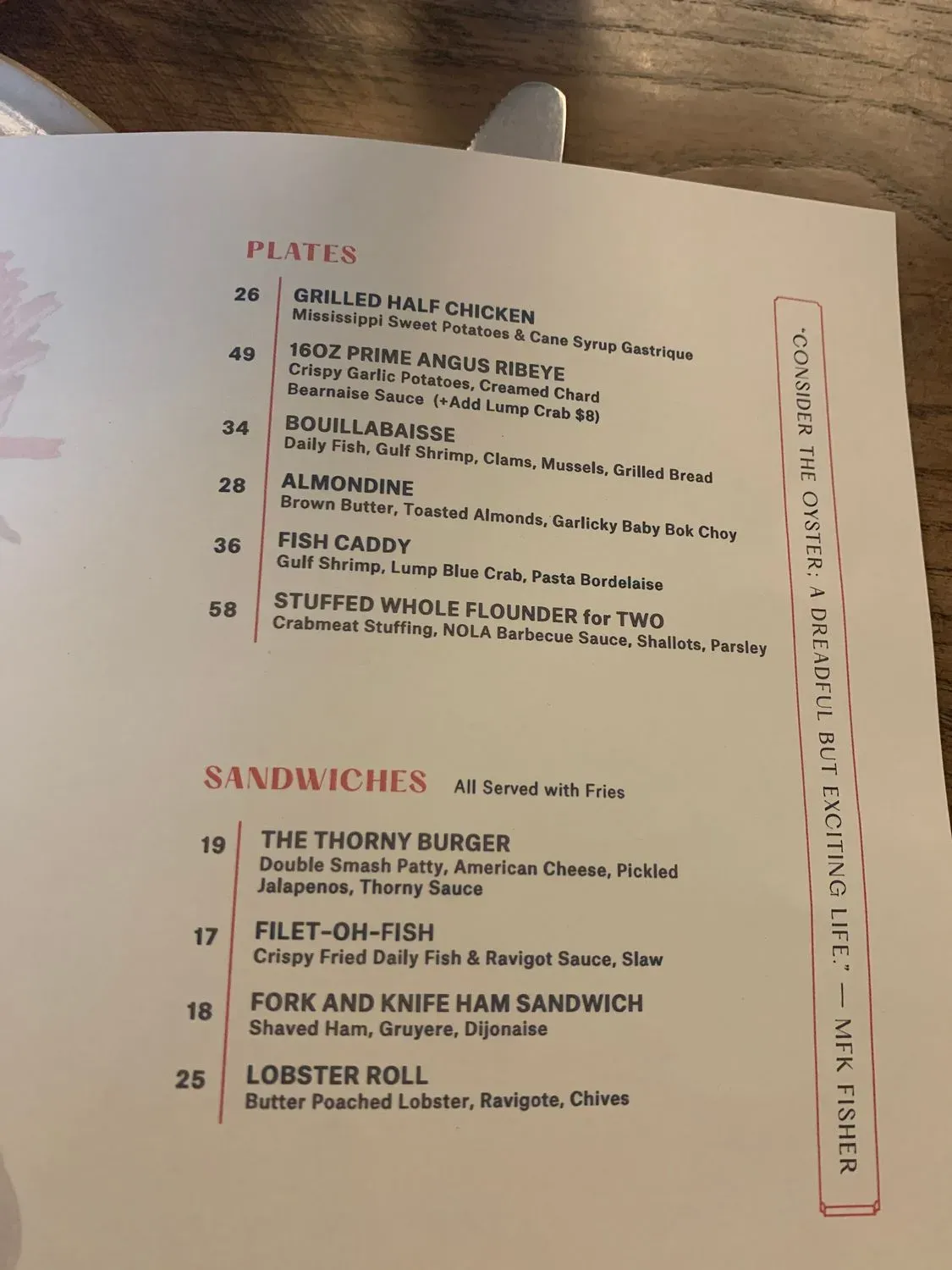 Menu 2