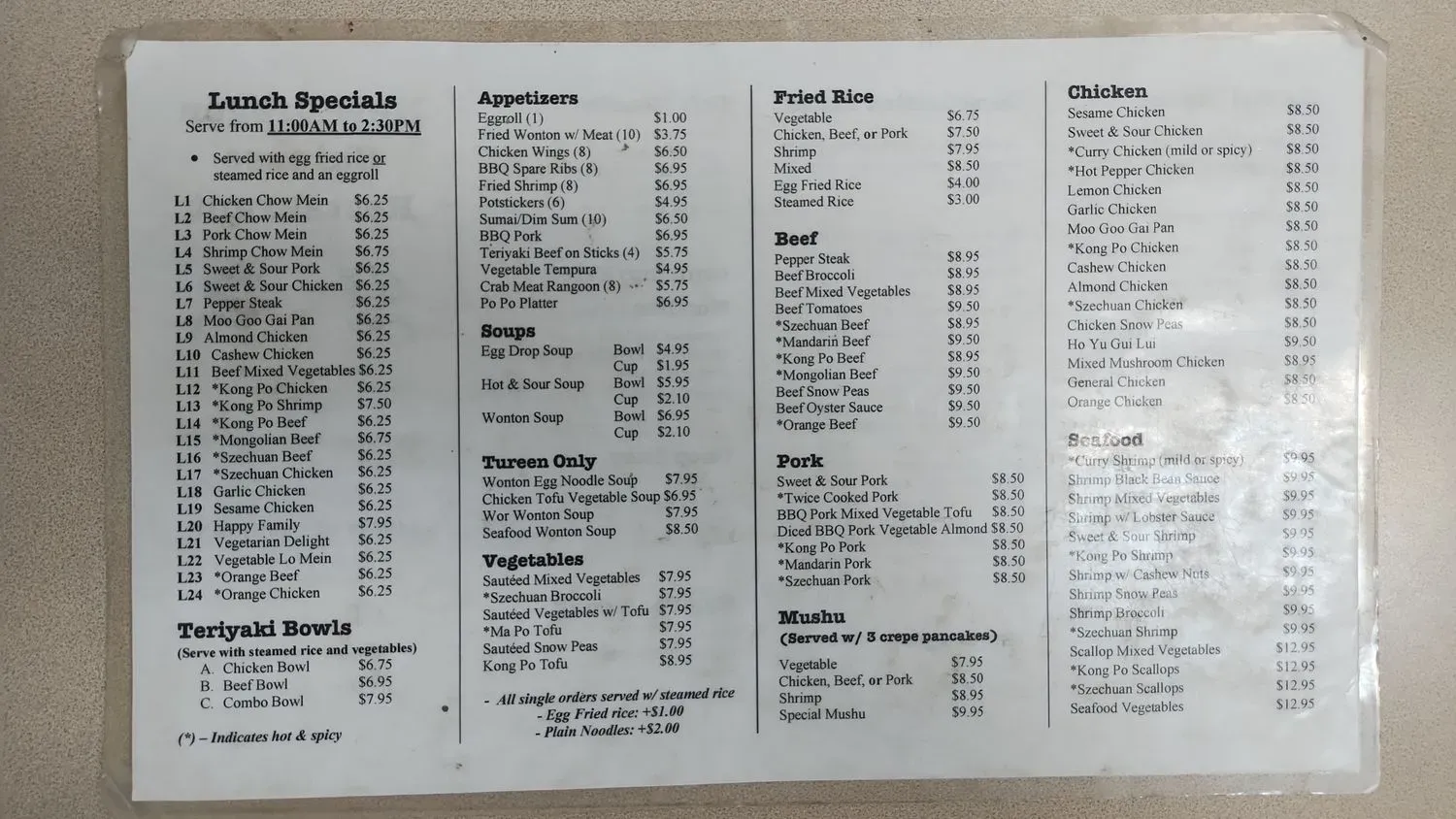 Menu 3