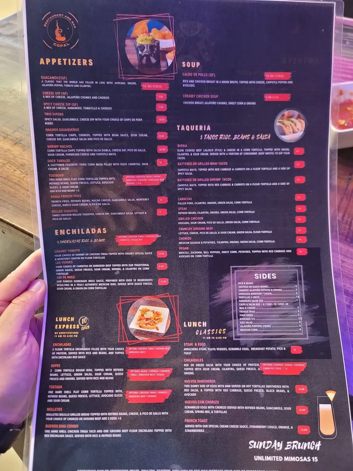 Menu 6