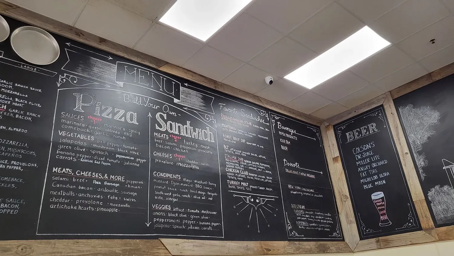 Pizza Shack Menu - Updated October 2025