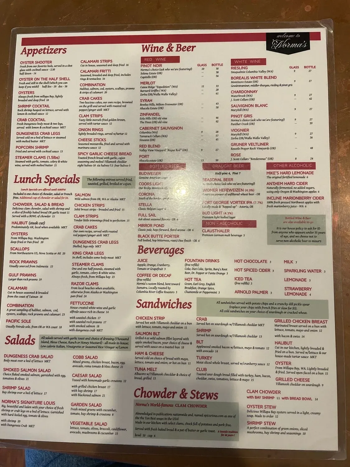 Menu 2