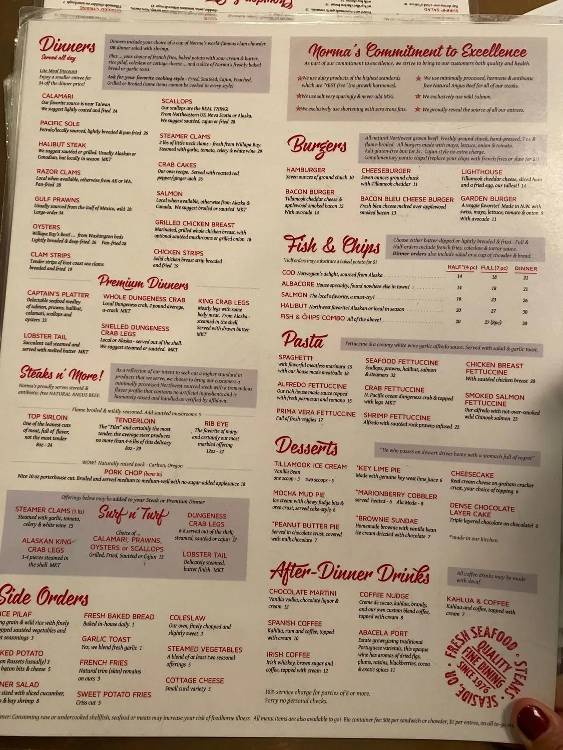 Menu 5