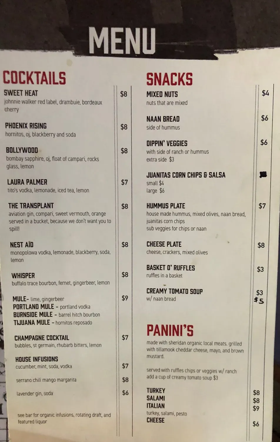 Menu 6