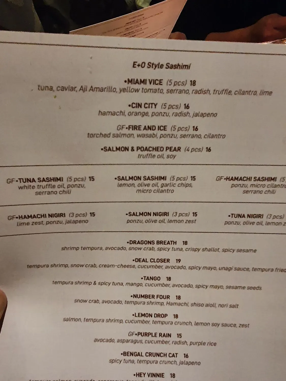 Menu 5