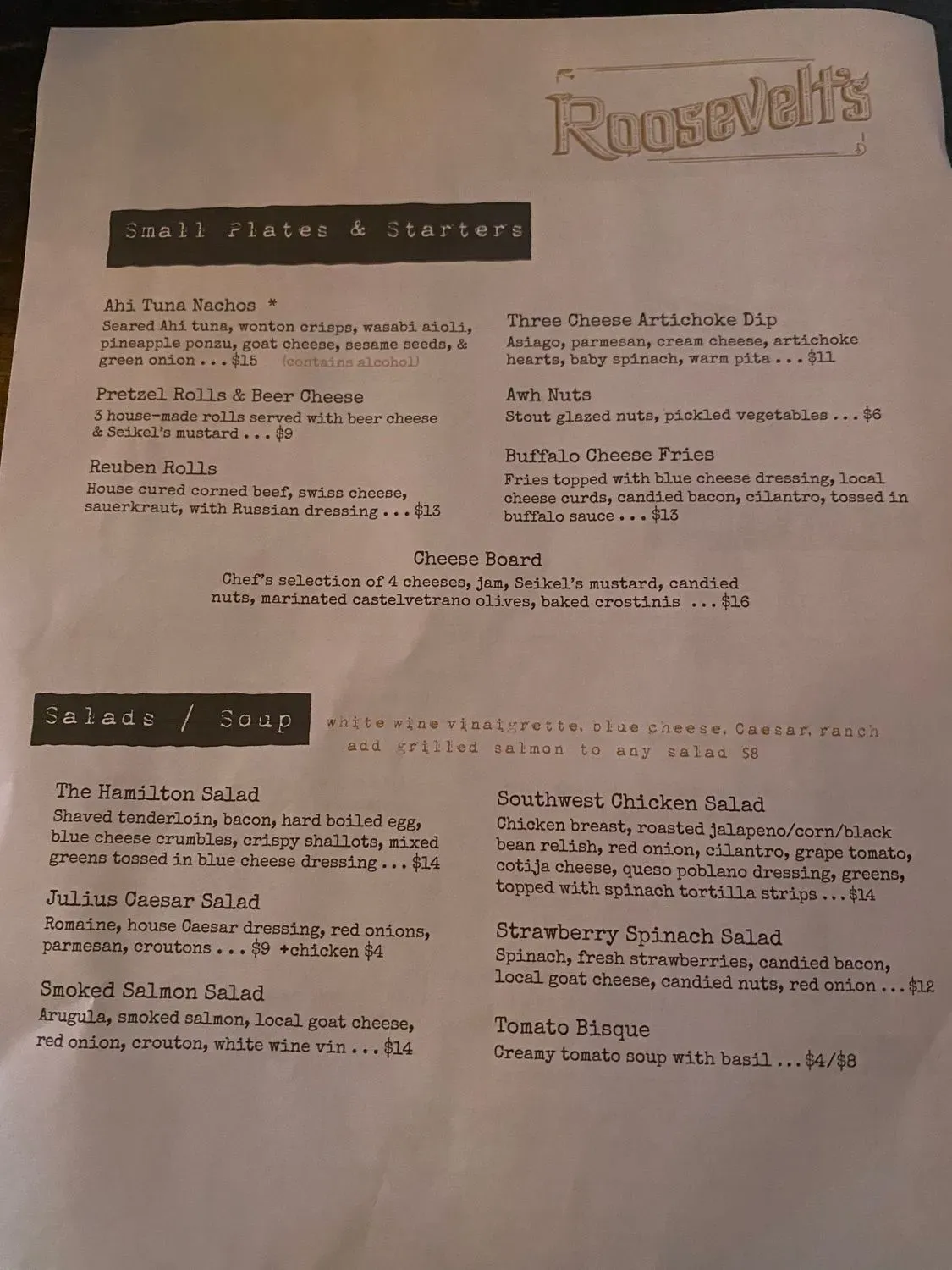 Menu 6