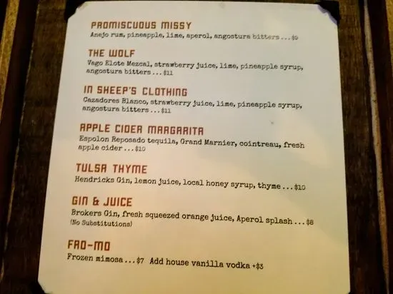 Menu 6