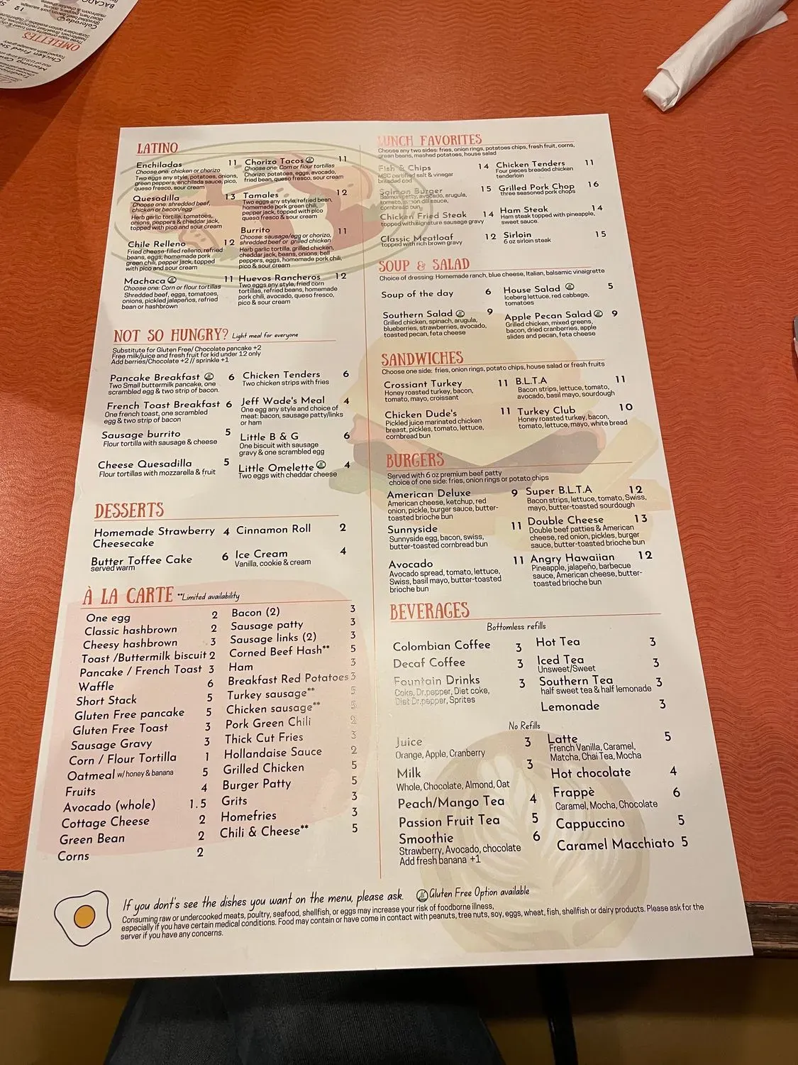 Menu 4