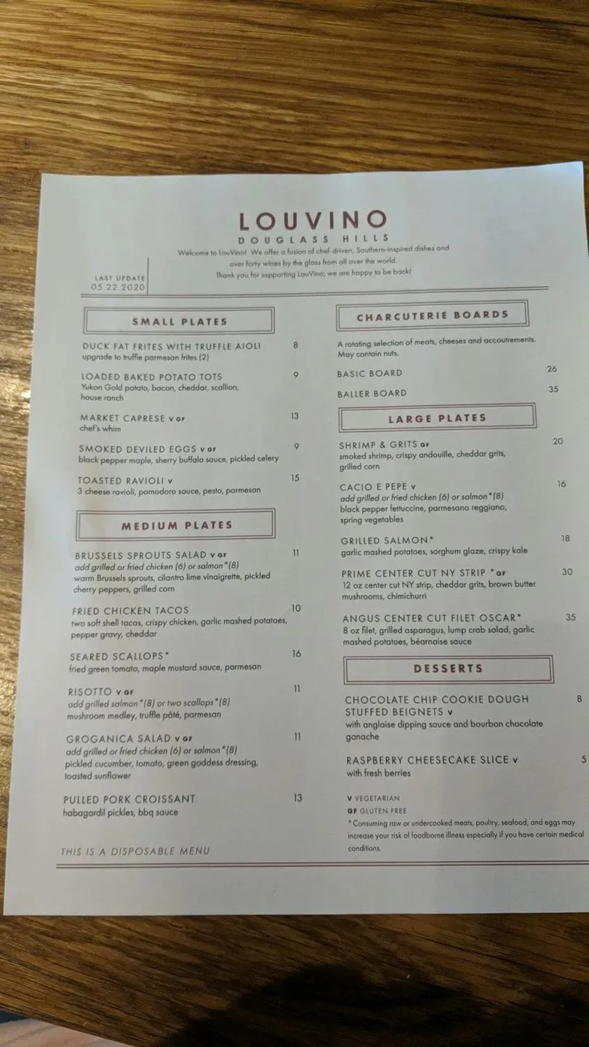 Menu 6