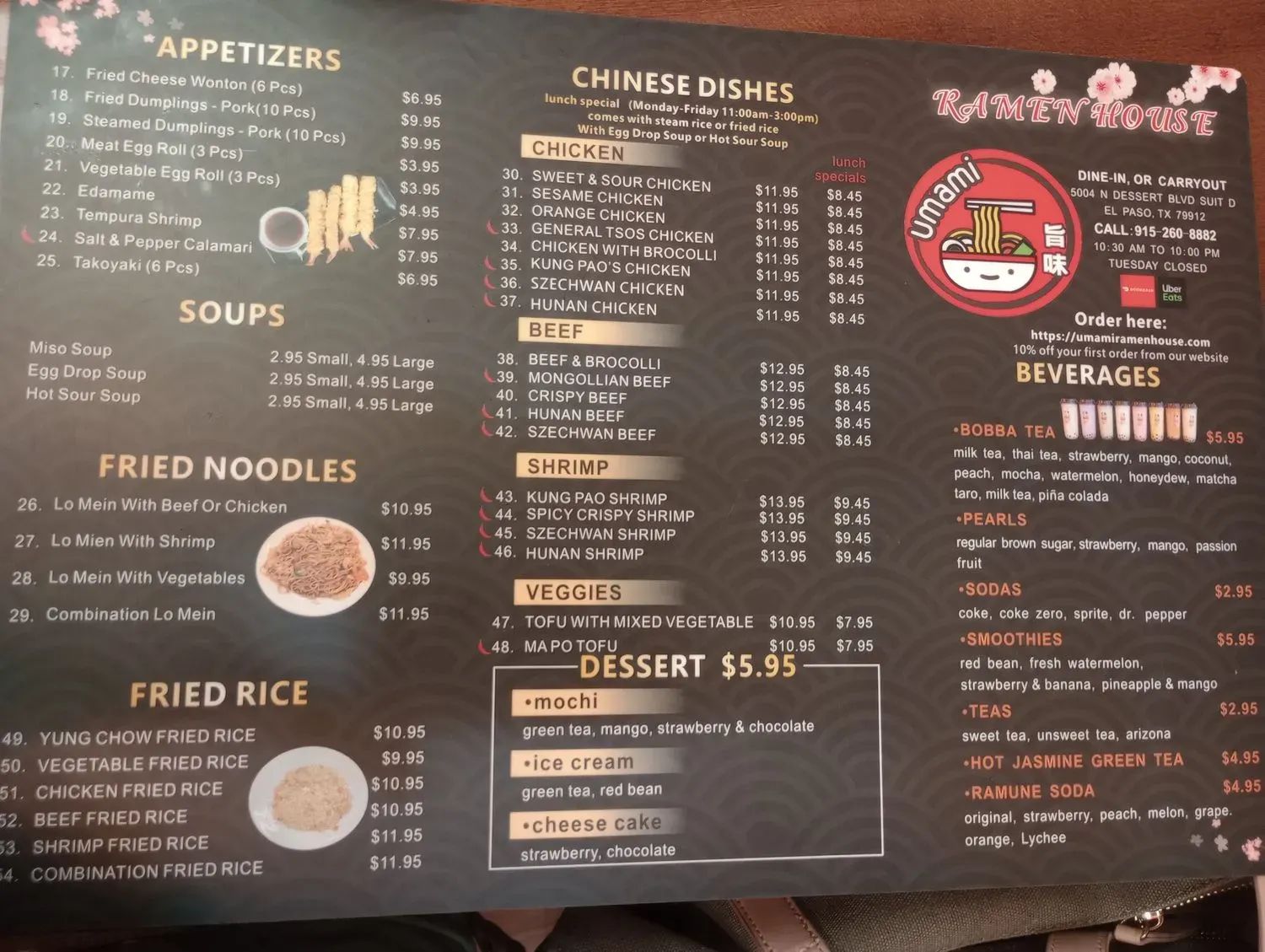 Menu 5