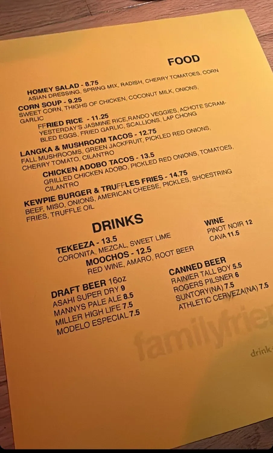 Menu 2