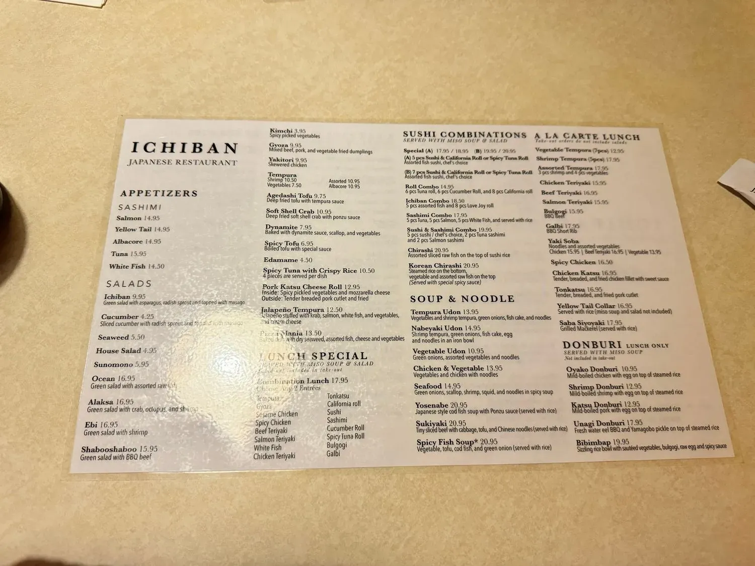 Menu 3